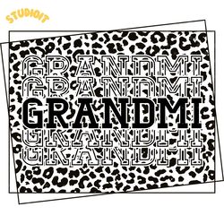 grandmi leopard frame digital download files