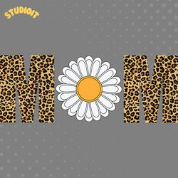 mom flower leopard svg digital download files