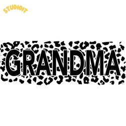 grandma leopard svg digital download files