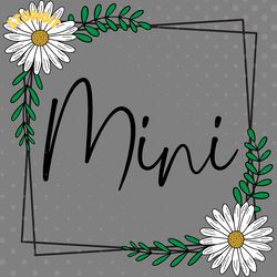 mini daisy frame digital download files