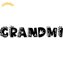 grandmi svg digital download files