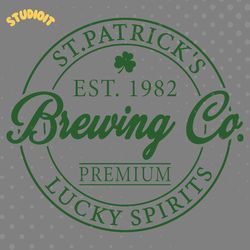 st.patrick's brewing co est. 1982 lucky digital download files