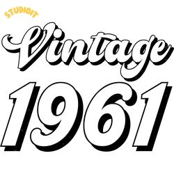 vintage 1961 digital download files