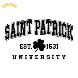 saint patrick university svg digital download files