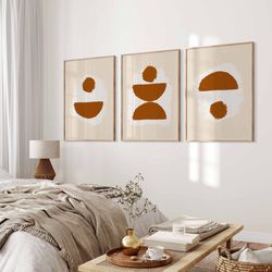 mid century wall decor mid century prints minimalist wall art gift art midcentury gallery wall set of 3 art prints wall