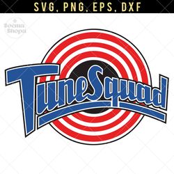 tune squad svg clipart, space jam kids, merch png image, compatible with cricut and cutting machine