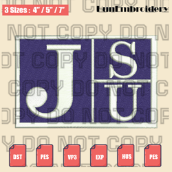 jackson state tigers logo embroidery files, ncaa embroidery designs, machine embroidery design files