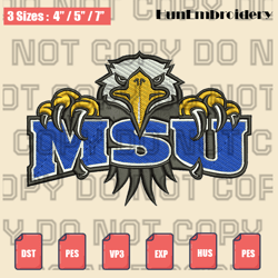 ncaa logo embroidery designs ,morehead state eagle logos embroidery designs,machine embroidery pattern