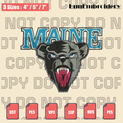 ncaa logo embroidery designs ,maine black bears logos embroidery designs,machine embroidery pattern