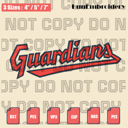 cleveland guardians wordmark logo embroidery file,mlb embroidery designs,sport embroidery,machine embroidery design