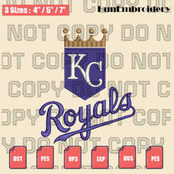 kansas city royals alternate logo embroidery file,mlb embroidery designs,logo sport embroidery,machine embroidery design