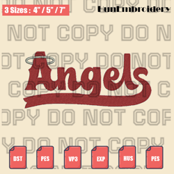 los angeles angels jersey logos embroidery file,mlb embroidery designs,logo sport embroidery,machine embroidery design