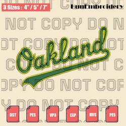 oakland athletics jersey logo embroidery file,mlb embroidery designs,logo sport embroidery,machine embroidery design