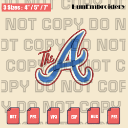 atlanta braves jersey logos embroidery file,mlb embroidery designs,logo sport embroidery,machine embroidery design