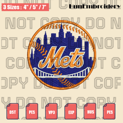 new york mets logo embroidery files,mlb embroidery designs,logo sport embroidery,machine embroidery design