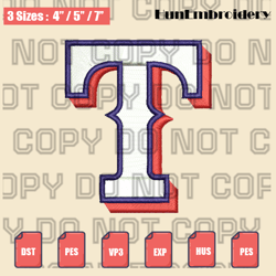 texas rangers cap logo embroidery file,mlb embroidery designs,logo sport embroidery,machine embroidery design