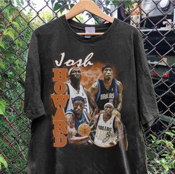 vintage 90s graphic style josh howard t-shirt, josh howard shirt, dallas basketball shirt, vintage oversized sport shirt