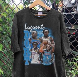 vintage 90s graphic style luguentz dort t-shirt, luguentz dort shirt,oklahoma city basketball shirt,vintage oversized sp
