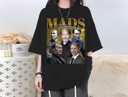 mads mikkelsen t-shirt, mads mikkelsen shirt, mads mikkelsen tees, mads mikkelsen homage, character shirt, movie sweater