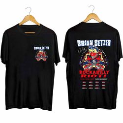 Brian Setzer Rockabilly Riot! 2024 Tour Shirt, Brian Setzer Fan Shirt, 39