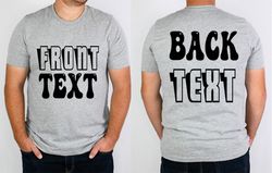 custom photo shirt, custom text tee, 26