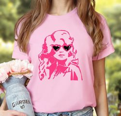 dolly parton with sunglasses shirt, dolly hearts sunglasses tee, 34