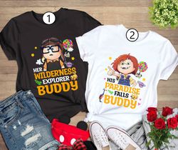 up movie couple shirt carl and ellie shirt his carl her el