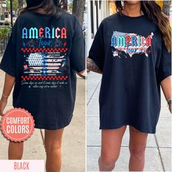 america tour 4th of july comfort color t-shirt, 4th of july shirt, usa t-shirt, memorial day shirt, freedom shirt