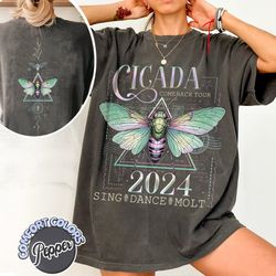 cicada reunion summer 2024 comfort colors shirt, cicada concert tshirt, cicada invasion, nature lover gift shirt