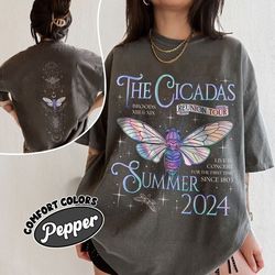 cicada reunion summer 2024 comfort colors shirt, cicada concert tshirt, cicada invasion, nature lover gift, insect lover