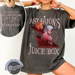 funny astarion game fan comfort colors shirt, astarion bg3 shirts, astarions juice box bg3 tshirt,girl dinner shirt