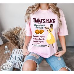 disney the princess and the frog tianas place advertisement shirt, magic kingdom unisex t-shirt, family birthday gift