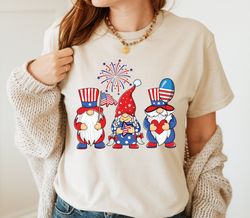 fourth of july gnomes t-shirt, fourth of july t-shirt, patriotic shirt, independence day t-shirt, memorial day t-shirt