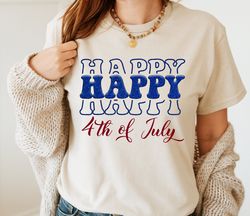 happy 4th of july t-shirt, womens 4th of july t-shirt, 4th of july shirt, gift for her, independence day t-shirt
