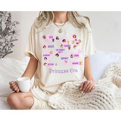 in my princess era maps shirt, girls princess shirt, princess shirt, girls birthday trip shirt, besties trip shirt