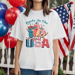 party in the usa t-shirt, memorial day party, independence day shirt, 4th of july gift, funny party 4th of july shirt