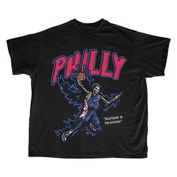 philadelphia basketball t shirt  philadelphia graphic bootle