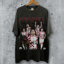 vintage retro croatia soccer team shirt, soccer bootleg shirt, soccer