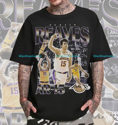 vintage 90s basketball bootleg style t-shirt, austin reaves graphic tee, austin