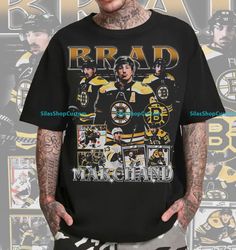 vintage 90s graphic style  brad marchand t-shirt,  brad marchand tee, retro brad