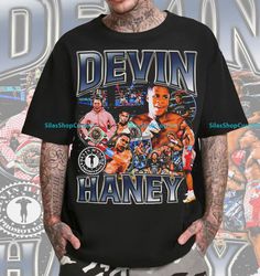 vintage 90s graphic style devin haney t-shirt, devin haney shirt, retro devin ha