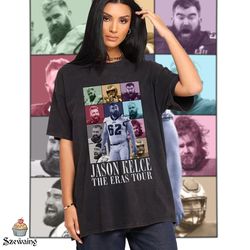 vintage jason kelce the eras tour shirt, sweatshirt, hoodie, football fan shirt,