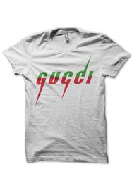 gucci sharp logo white t-shirt