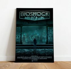 bioshock canvas, canvas wall art, rolled canvas print, canvas wall print, game canvas