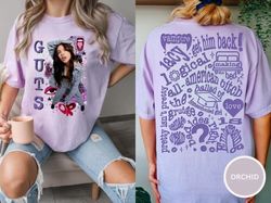 olivia rodrigo guts tour track list shirt, guts tour sweatsh, 169