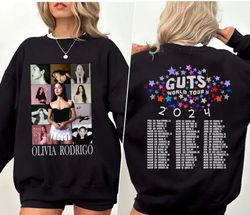 olivia rodrigo guts tour 2024 shirt, guts world tour olivia , 56