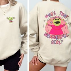 who's that wonderful girl, nanalan peepo sweatshirt, 64