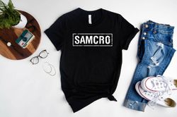 samcro t-shirt, biker shirt, jax teller gift, sons of anarch