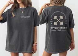 down bad crying at the gym t shirt - swiftie apparel - the tortured poets department apparel - comfort colors 1717