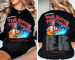 zach bryan the quittin time tour 2024 shirt, love country music singer, zach bryan merch, zach bryan fan shirt